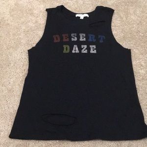 Daydreamer “Desert Daze” distressed tank. Sz S
